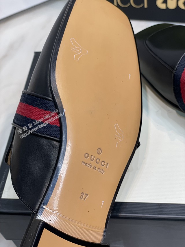 gucci古馳2022新色全新升級版本原版胎小牛皮女鞋單皮鞋 dx2911